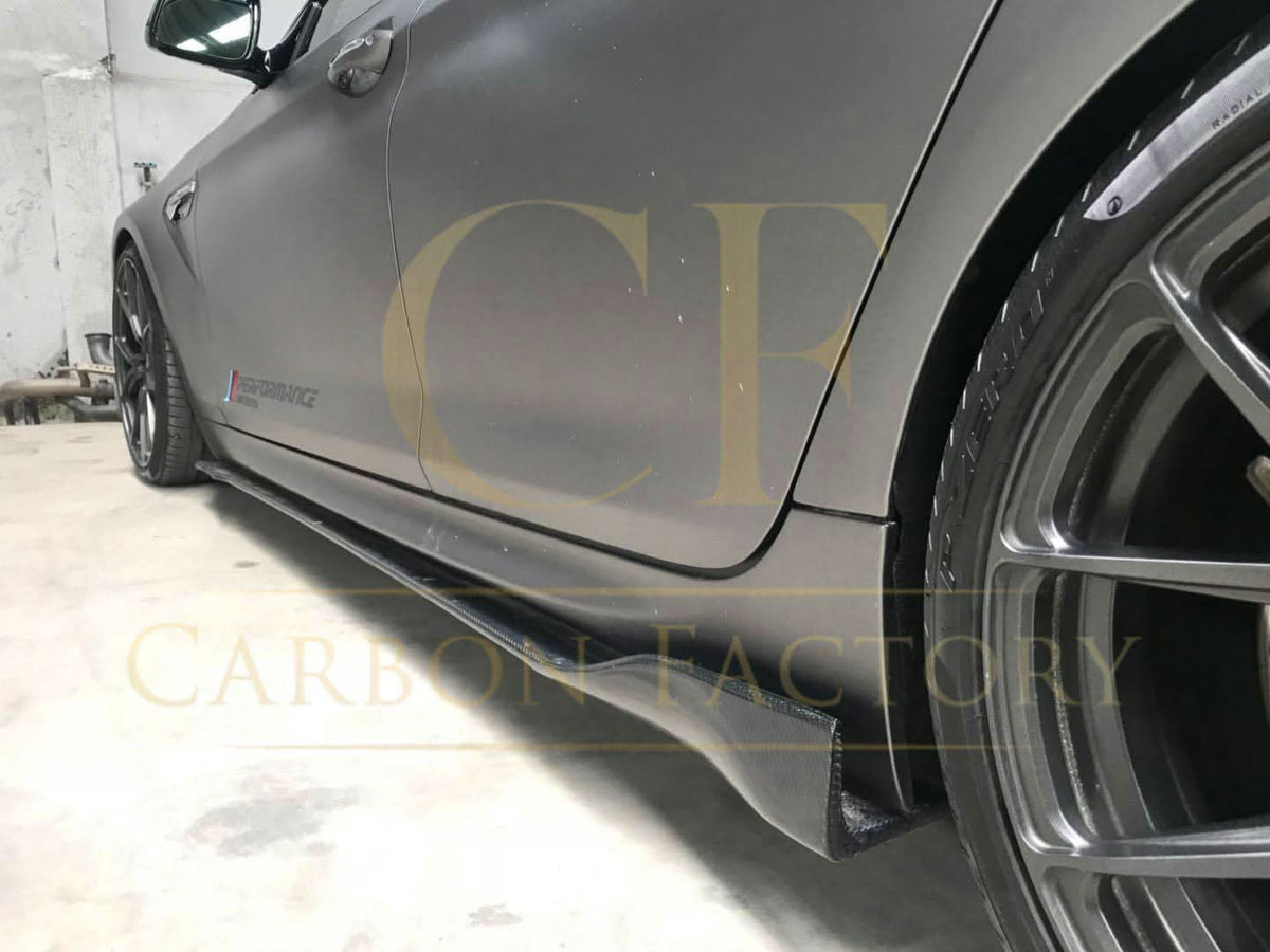 B Style Carbon Fibre Side Skirts for BMW F32 F33 F36 4 Series 14-20