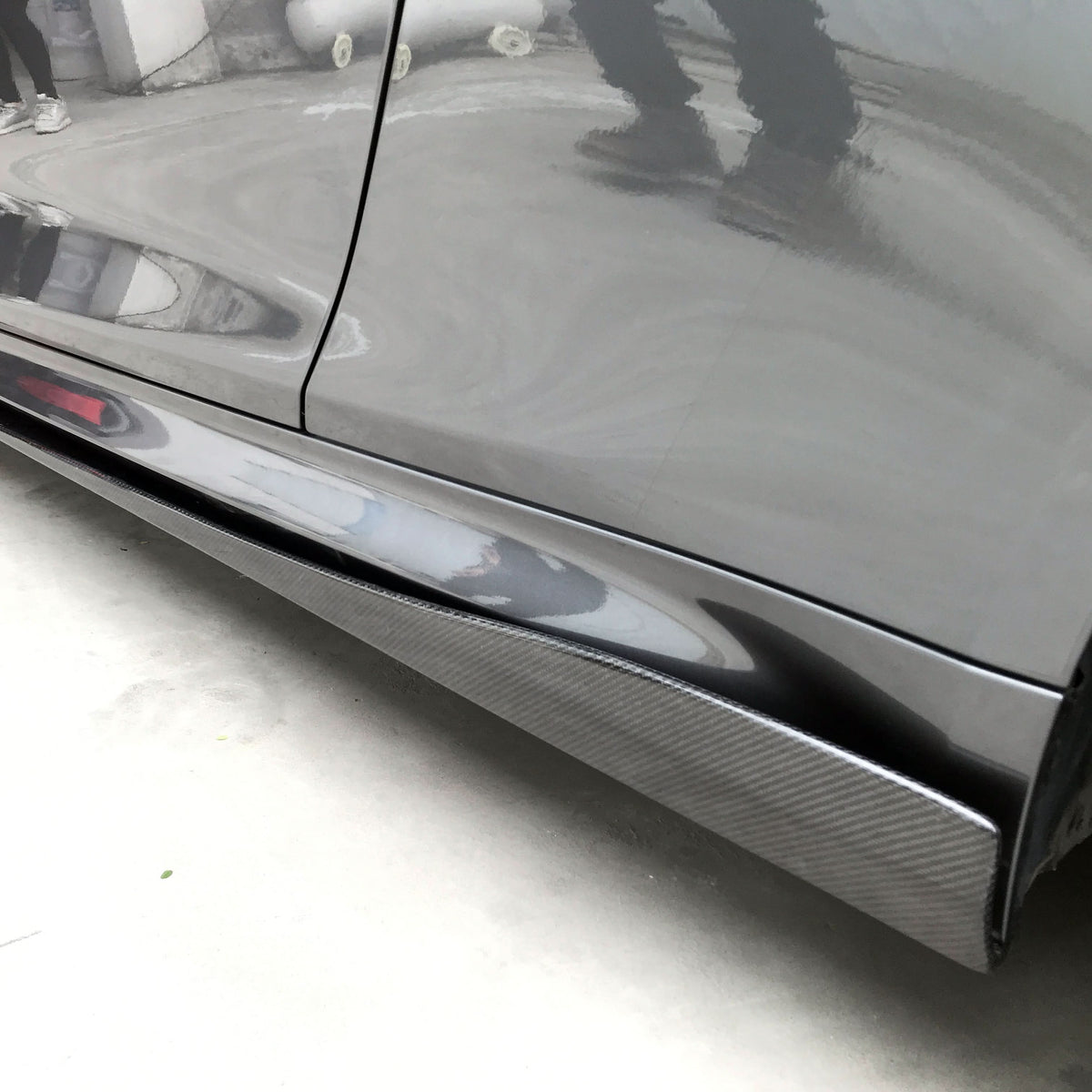 V Style Carbon Fibre Side Skirts Extension for BMW F80 M3 F82 F83 M4 2014-2020