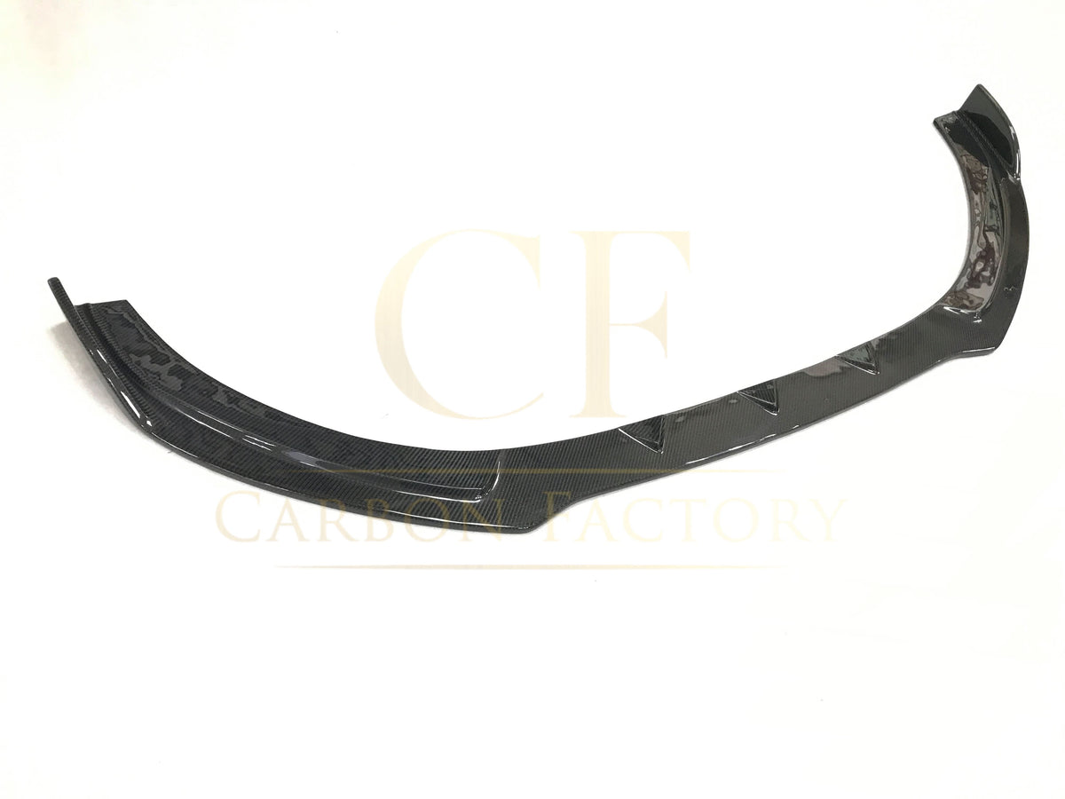 RS Style Carbon Fibre Front Splitter for Audi A3 Saloon Non S Line 16-19