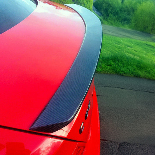 A Style Carbon Fibre Boot Spoiler for Mercedes Benz W204 C Class 07-14