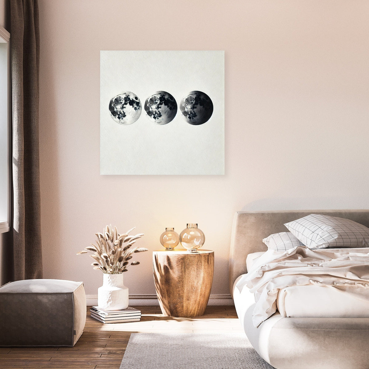 Lunar Phases Canvas