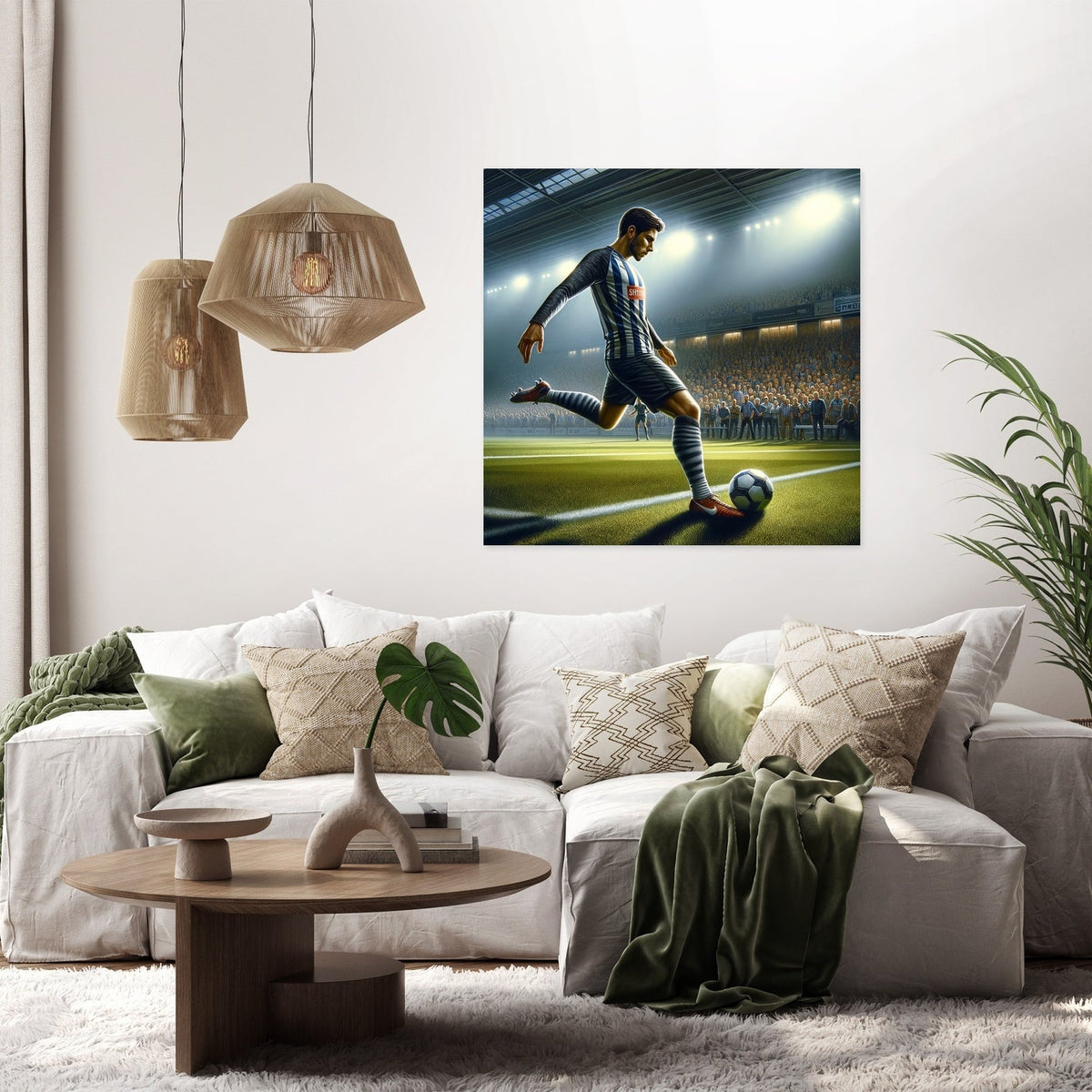 Stadium Showdown Canvas