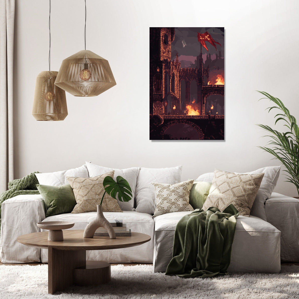 Dark Fortress Fantasy Canvas