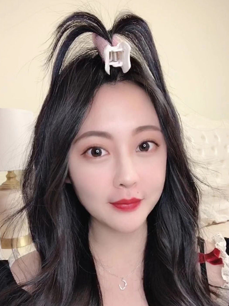 Korean-Style Fluffy Hair Root Clip - Volumising Hair Clip