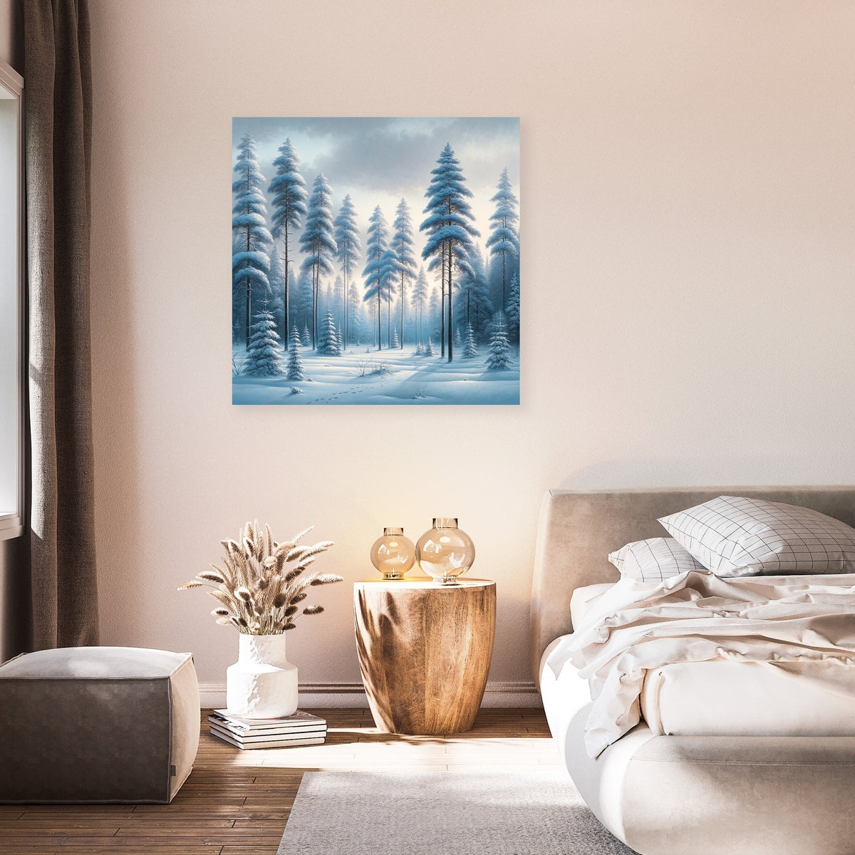 Winter's Silent Beauty Canvas
