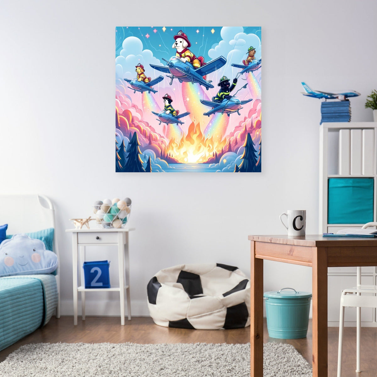 Skyfire Sparkle Brigade Canvas