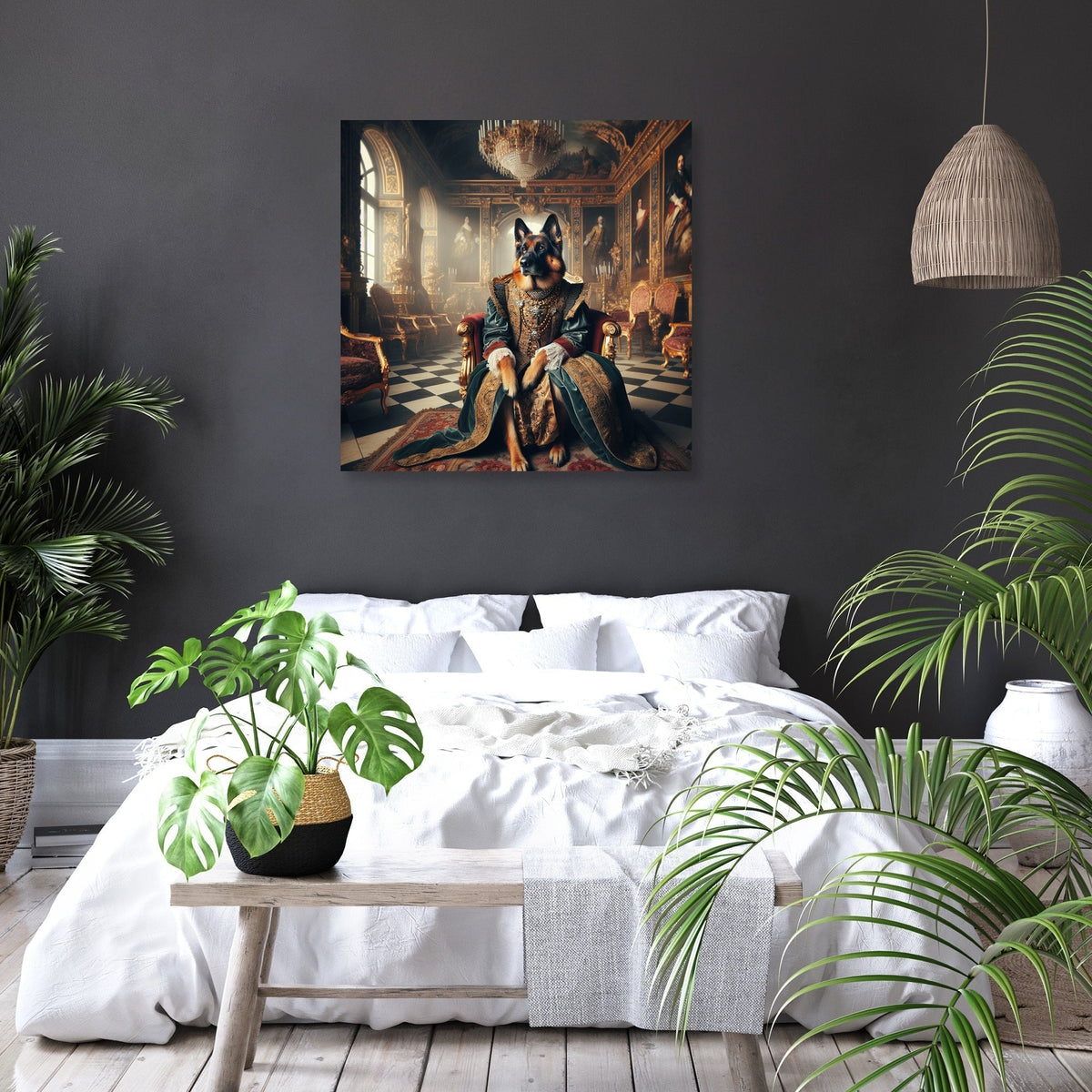 Baroque Royal Shepherd Throne Canvas