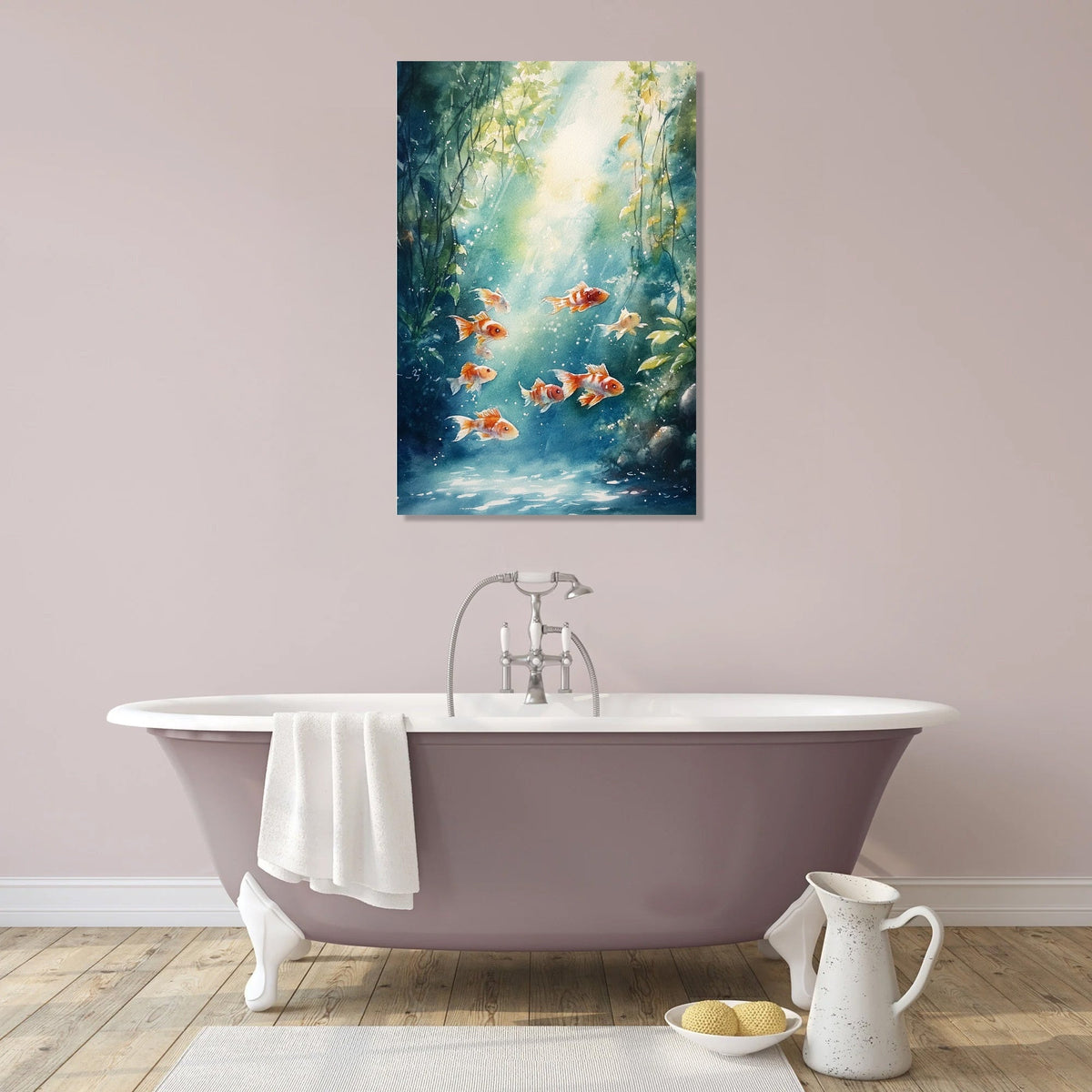 Aquatic Nostalgia Canvas