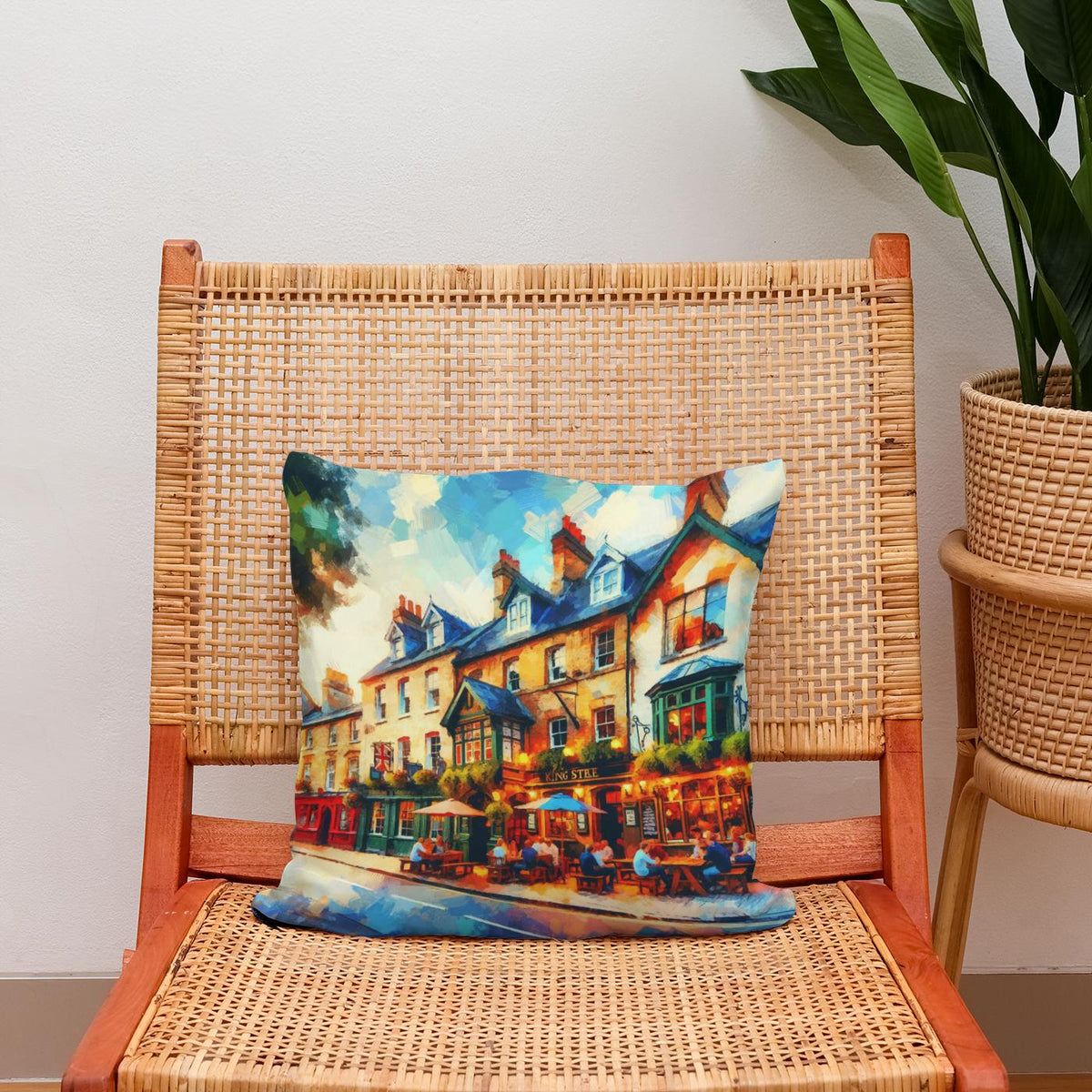 Bristol's King Street Warmth Cotton Cushion