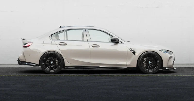 BMW M3 G80 G81 EVO-S Gloss Black Side Skirts by ZAERO (2021+)