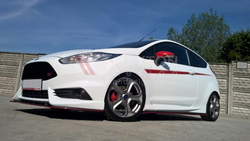 Maxton Design - Aftermarket  FRONT SPLITTER FIESTA MK7 ST FACELIFT 2013-UP (FIT MAXTON FRONT BUMPER)
