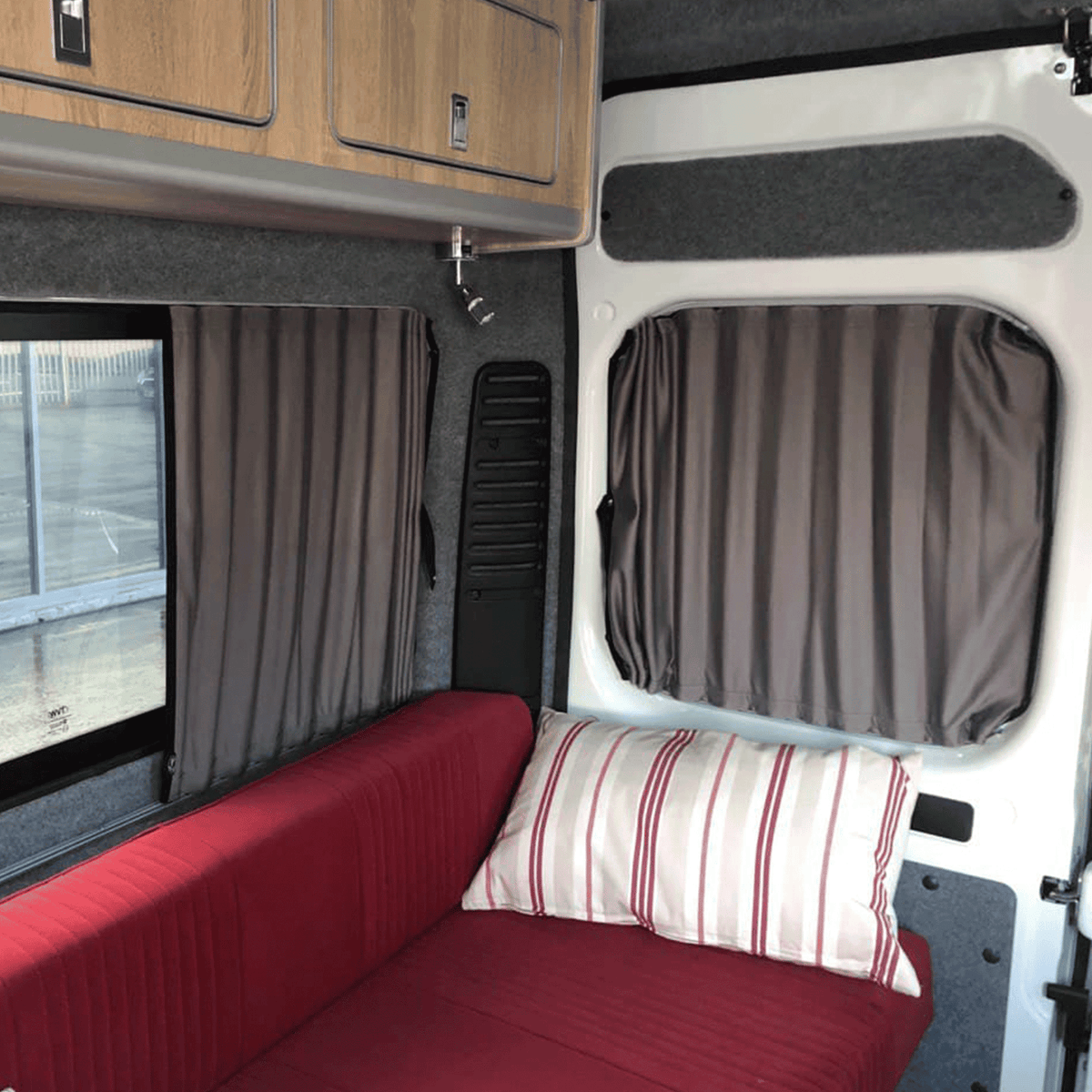 For Peugeot Boxer Barn Door Window Curtains – Premium Blackout Curtain Kit | Van-X