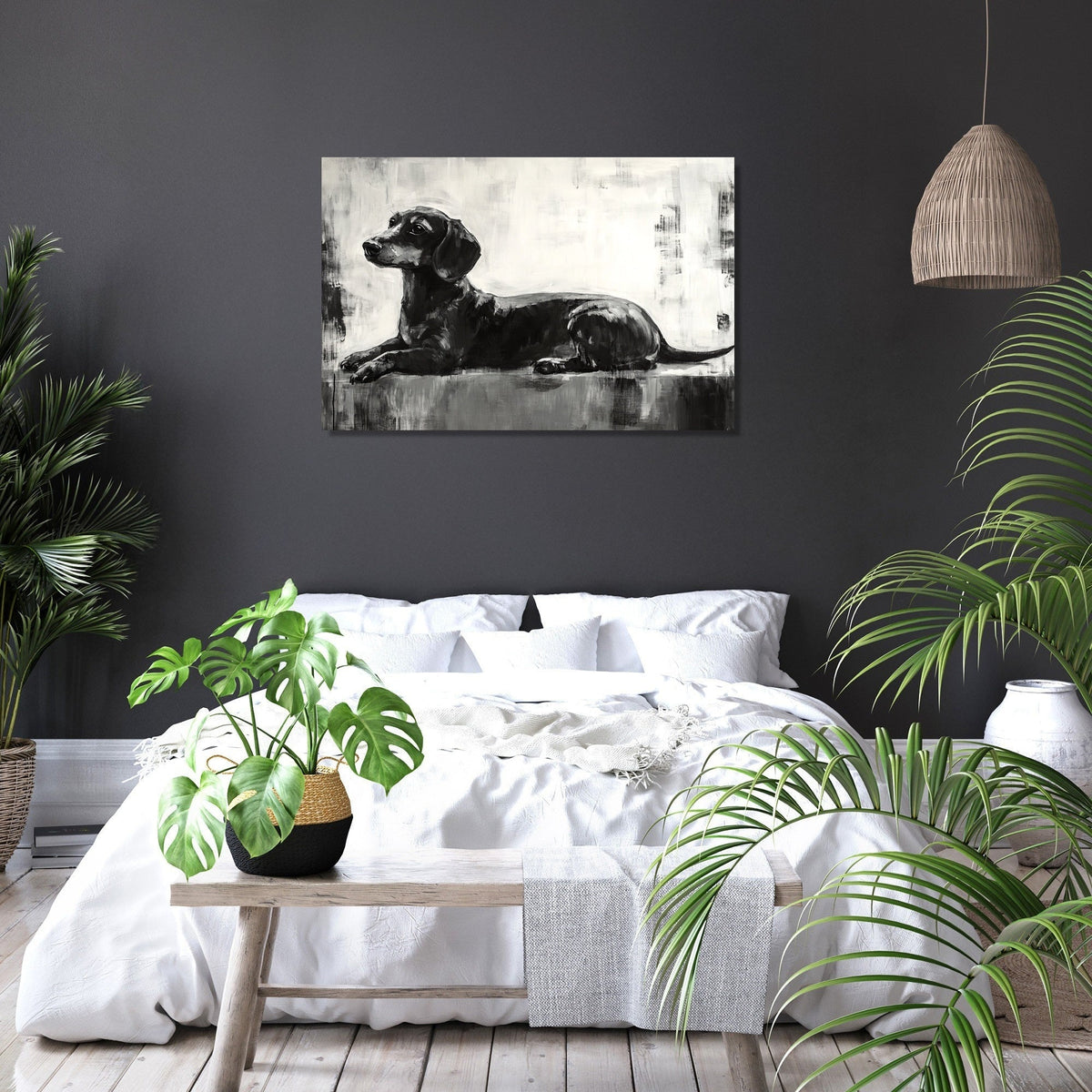 Dappled Dachshund Canvas