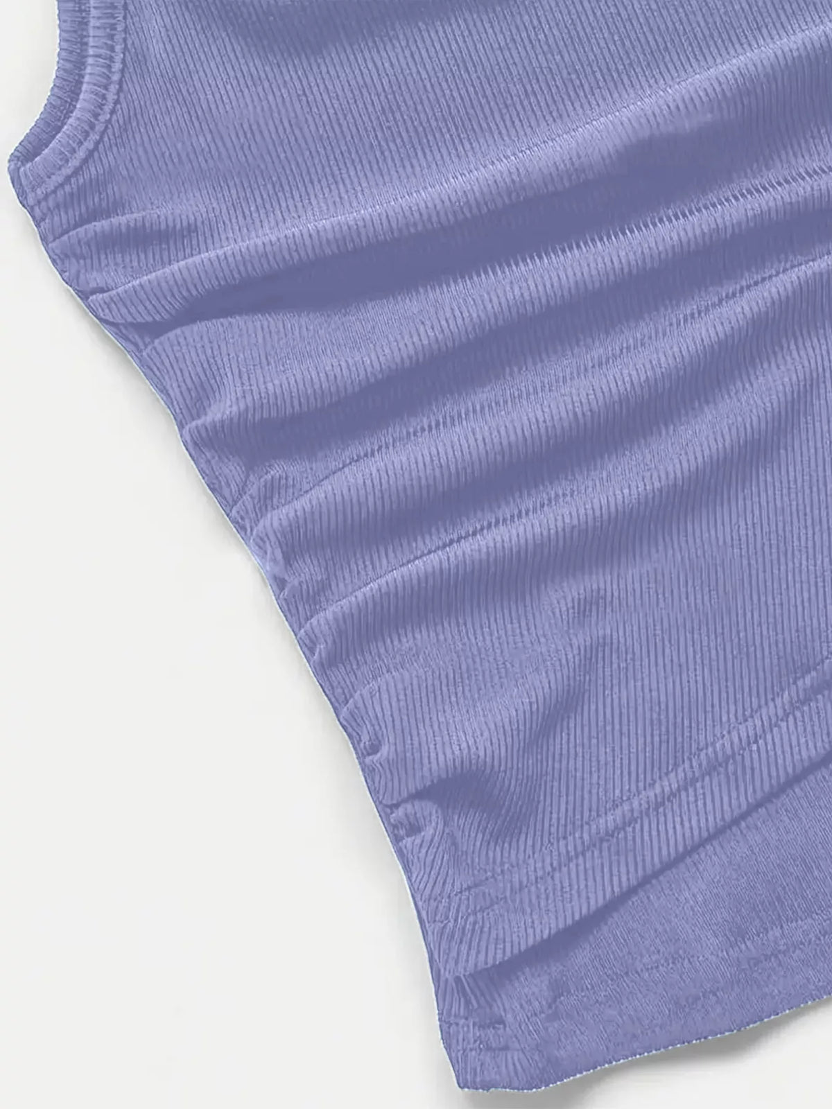 Side Tie Round Neck Tank and Pants Set