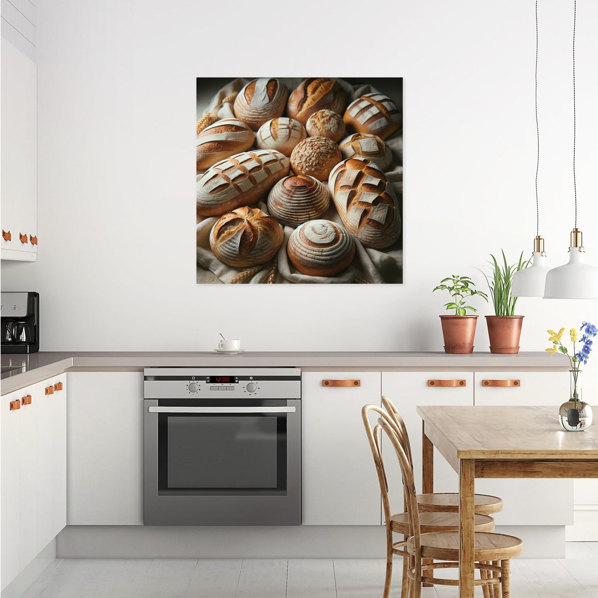 Artisan Bread Array Canvas
