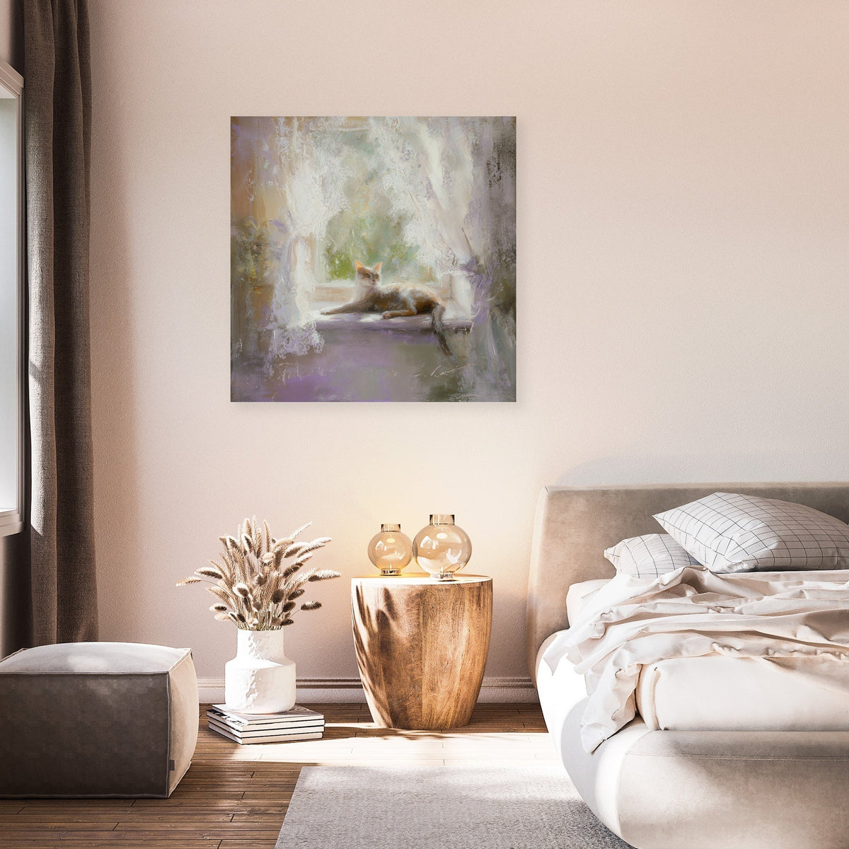 Afternoon Whiskers Canvas