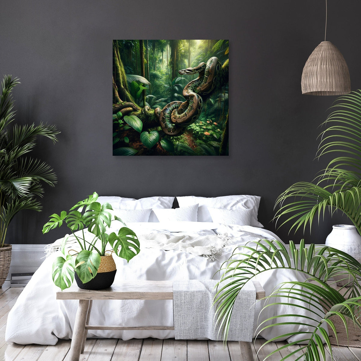 Jungle Boa Canvas