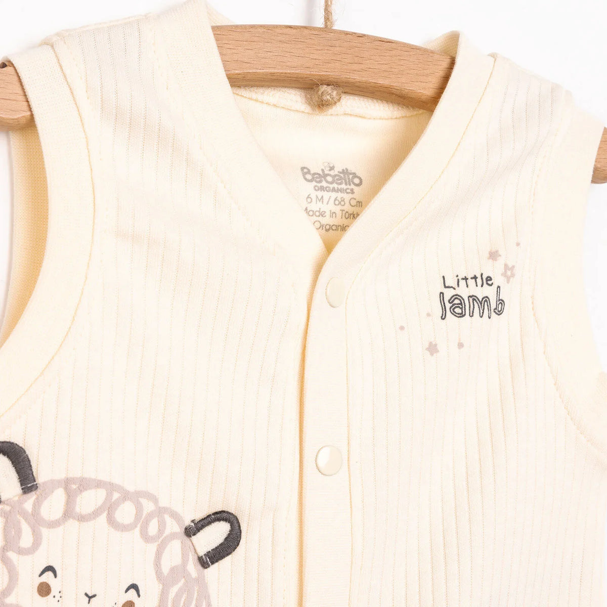 Bebetto Interlock Baby Gilet (3 Months to 12 Months)