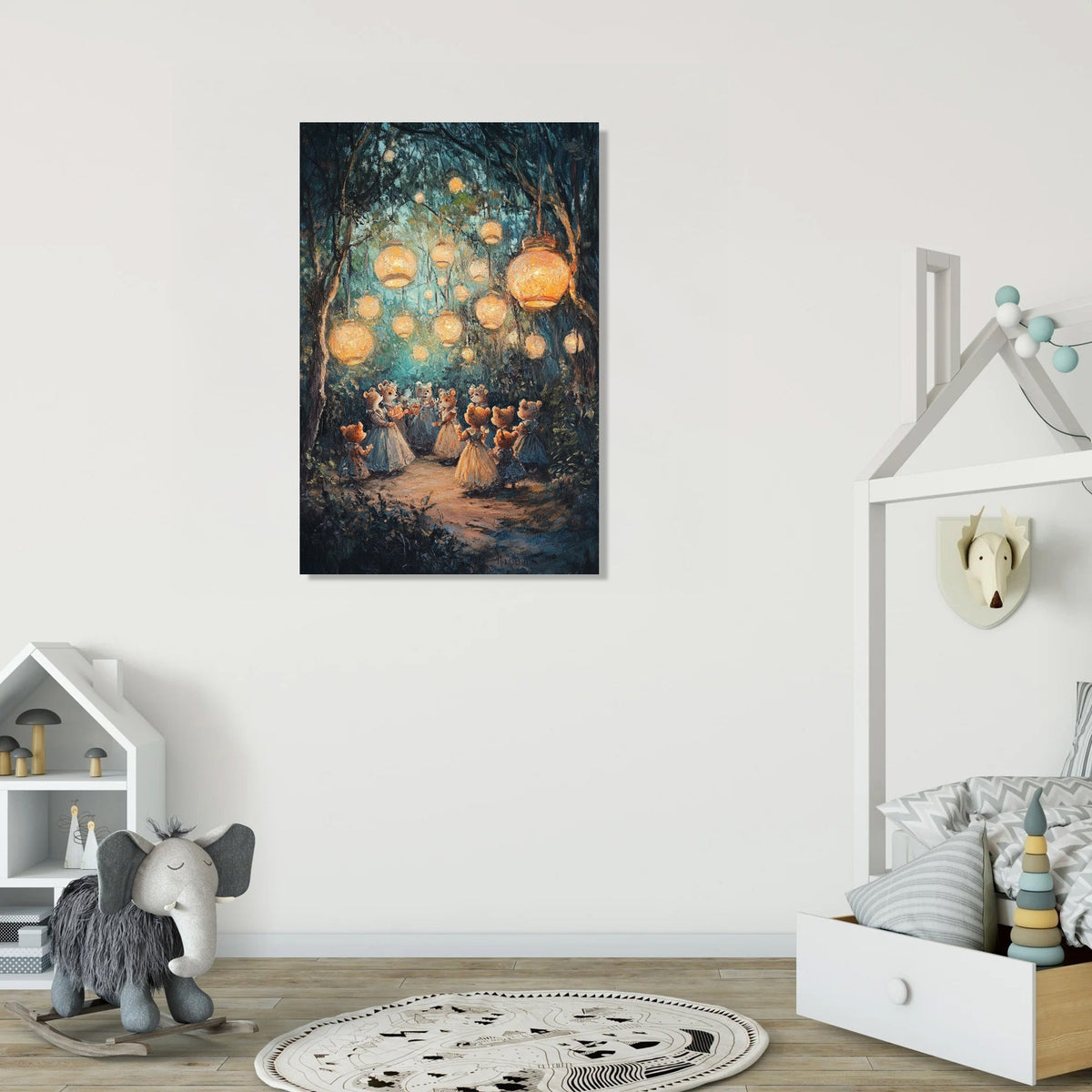Enchanted Bear Ball Canvas