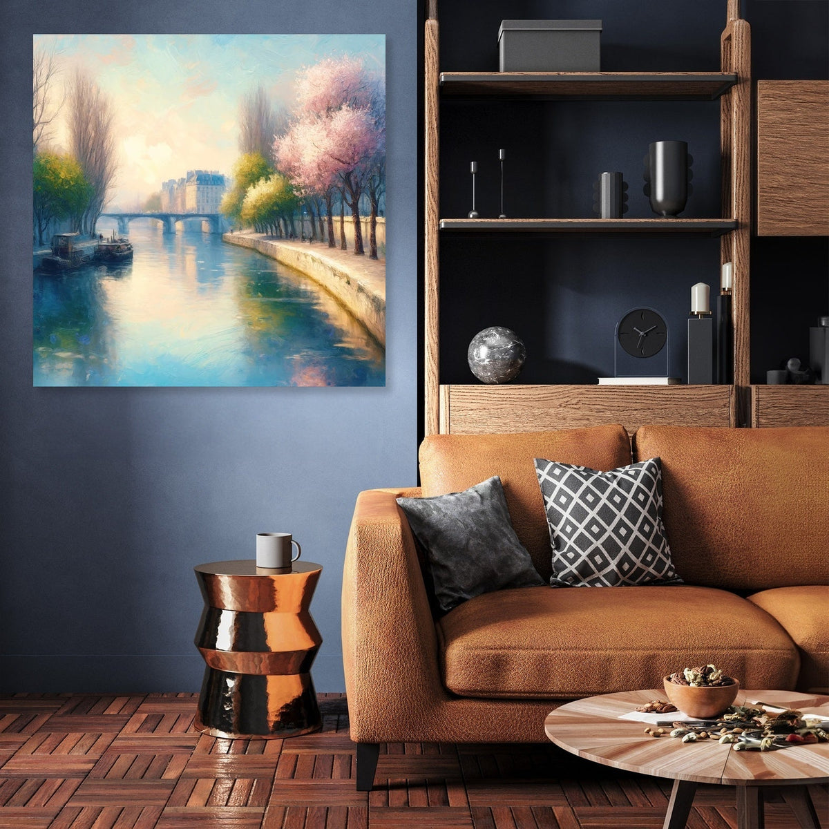 Eternal Elegance of Paris Seine Canvas