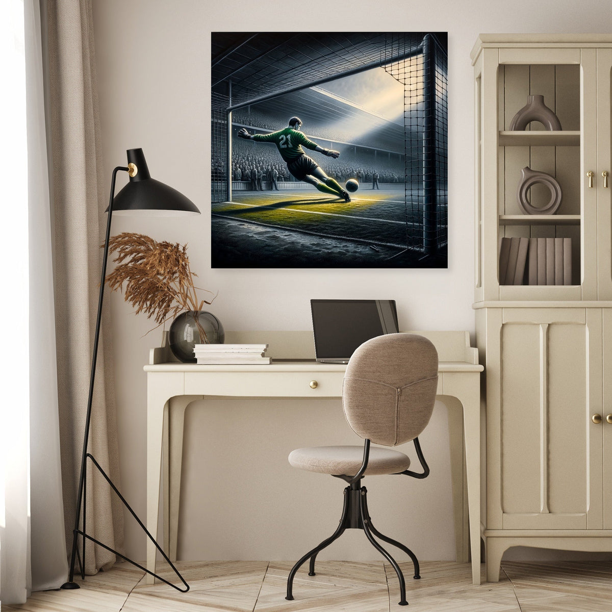 Goalkeeper's Moment Canvas