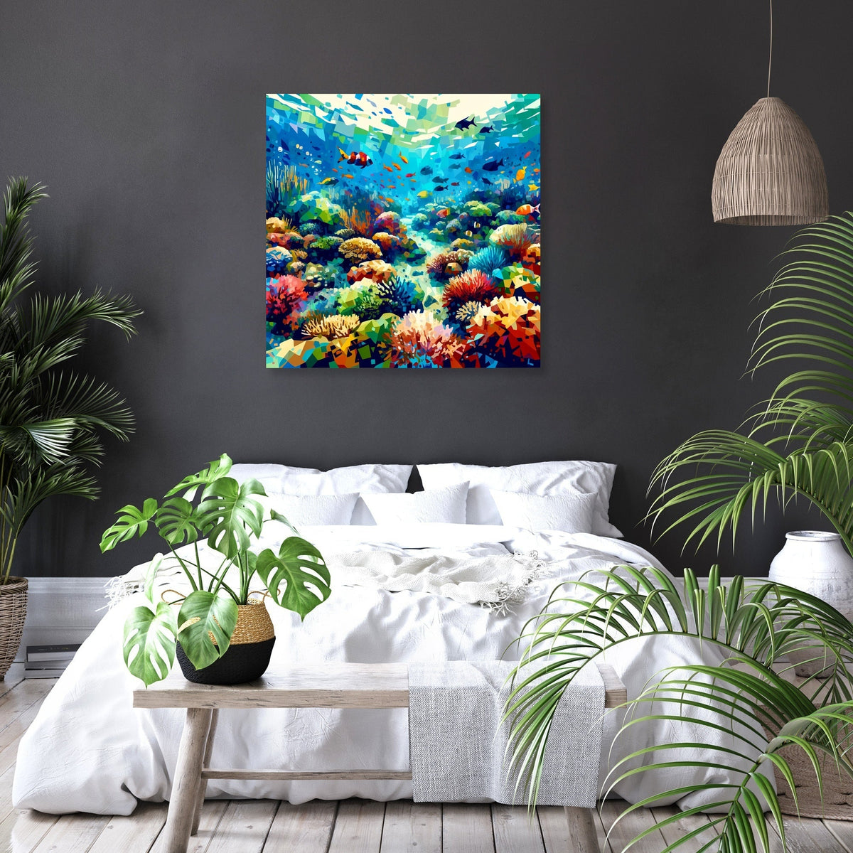 Great Barrier Reef Abstract Canvas