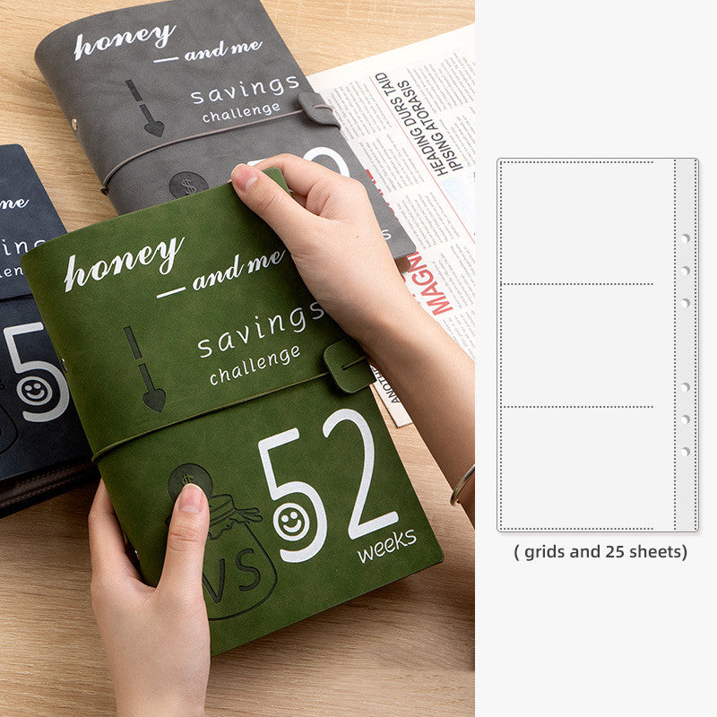 52 Weeks Couple Challenge Saving Journal Book