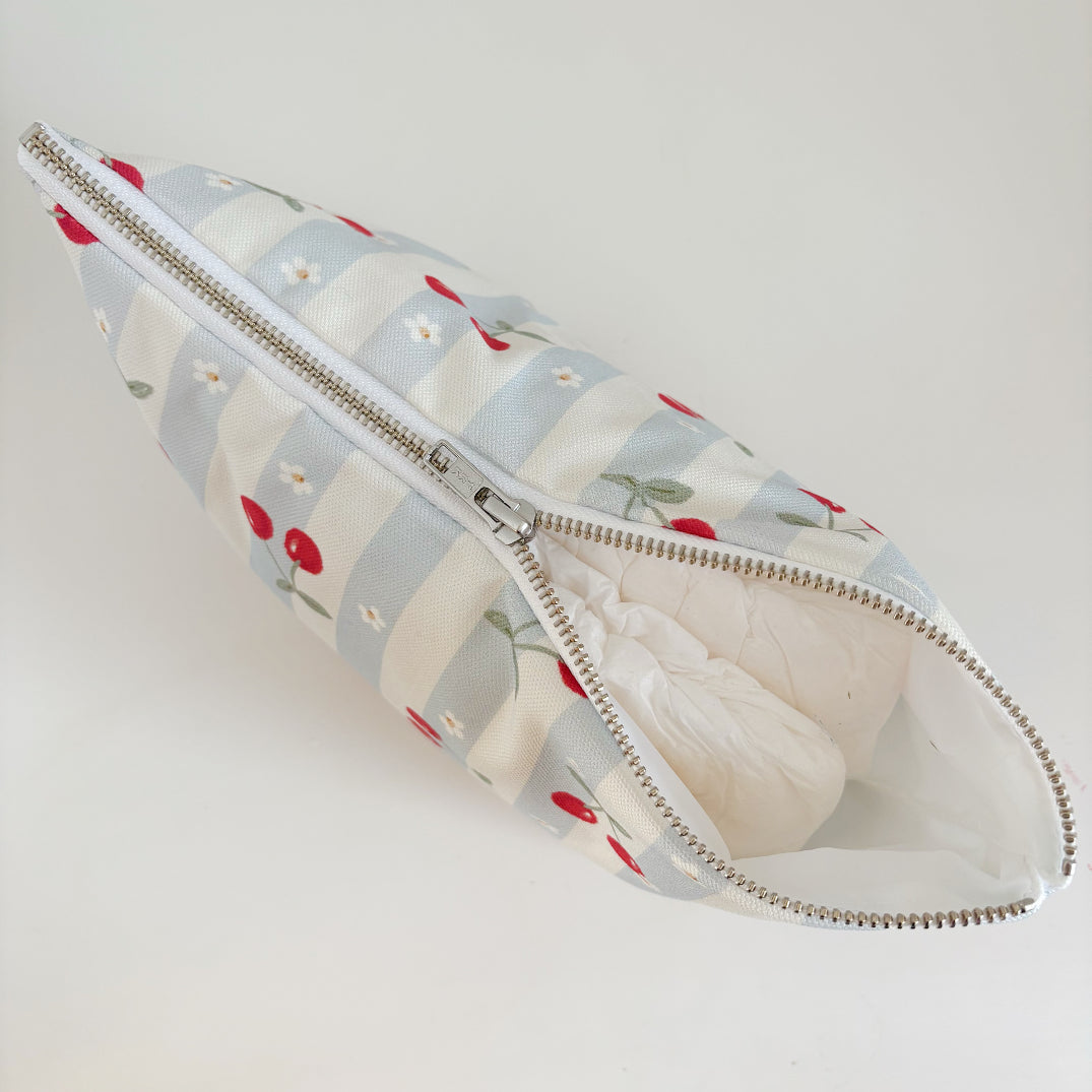 Nappy Wallet - Cherry Stripe