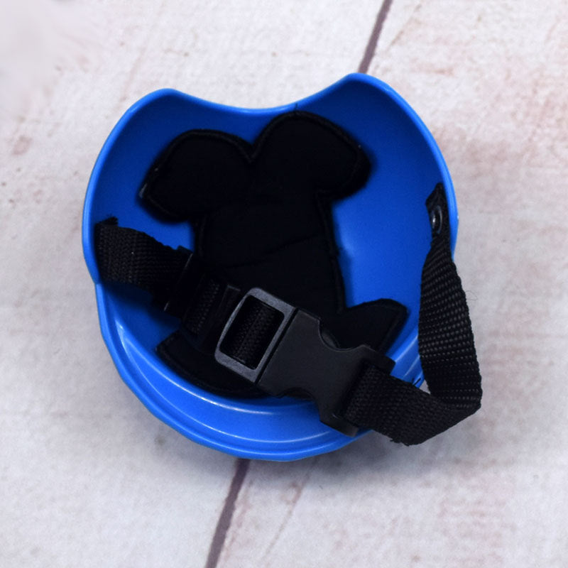 Dog Motorcycle Cap Plastic Helmet