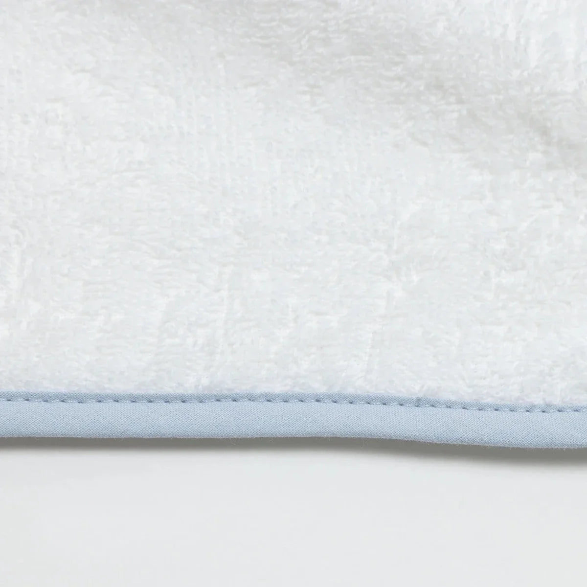 Mollia Elephant Print Baby Bath Towel (75 x 75 cm) - White