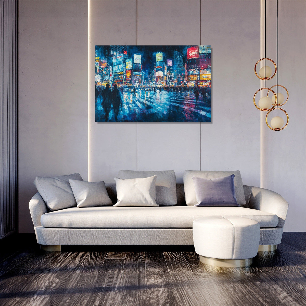 Midnight Shibuya Mystery Canvas