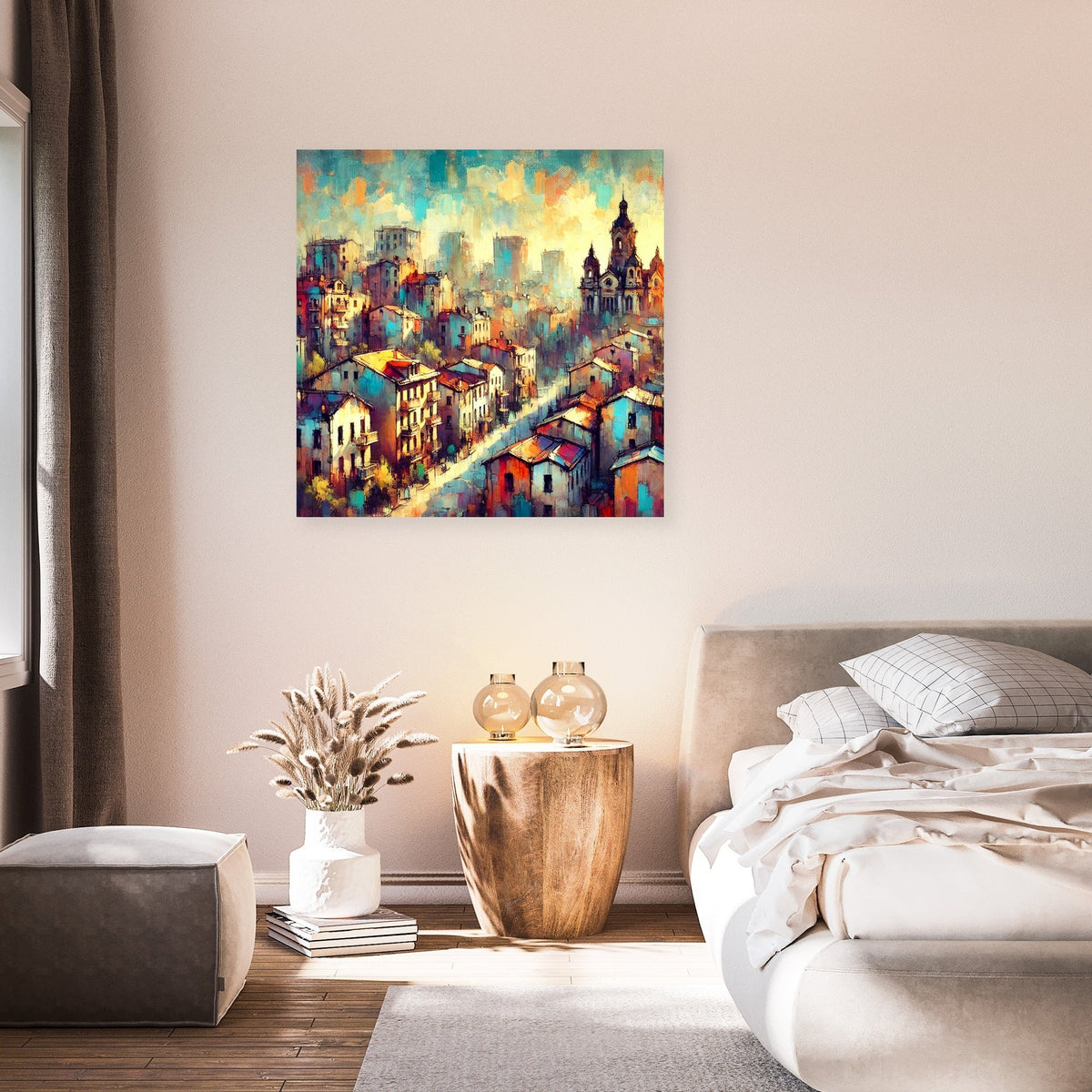 Sunrise Cityscape Canvas