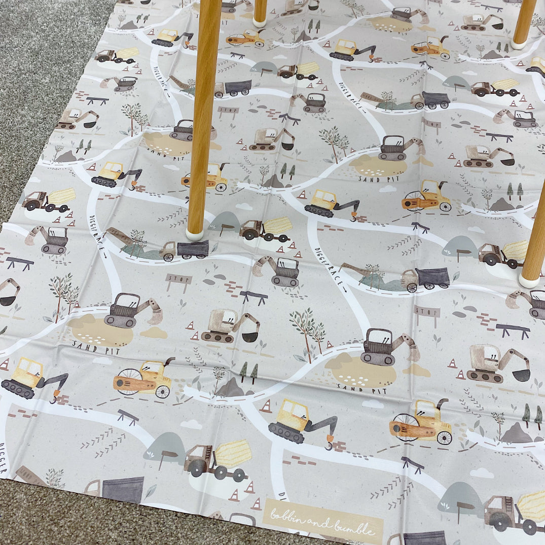 Splash mat - Digger Land Print