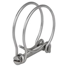 Double Wire Hose Clamp Galvanised 13mm-16mm