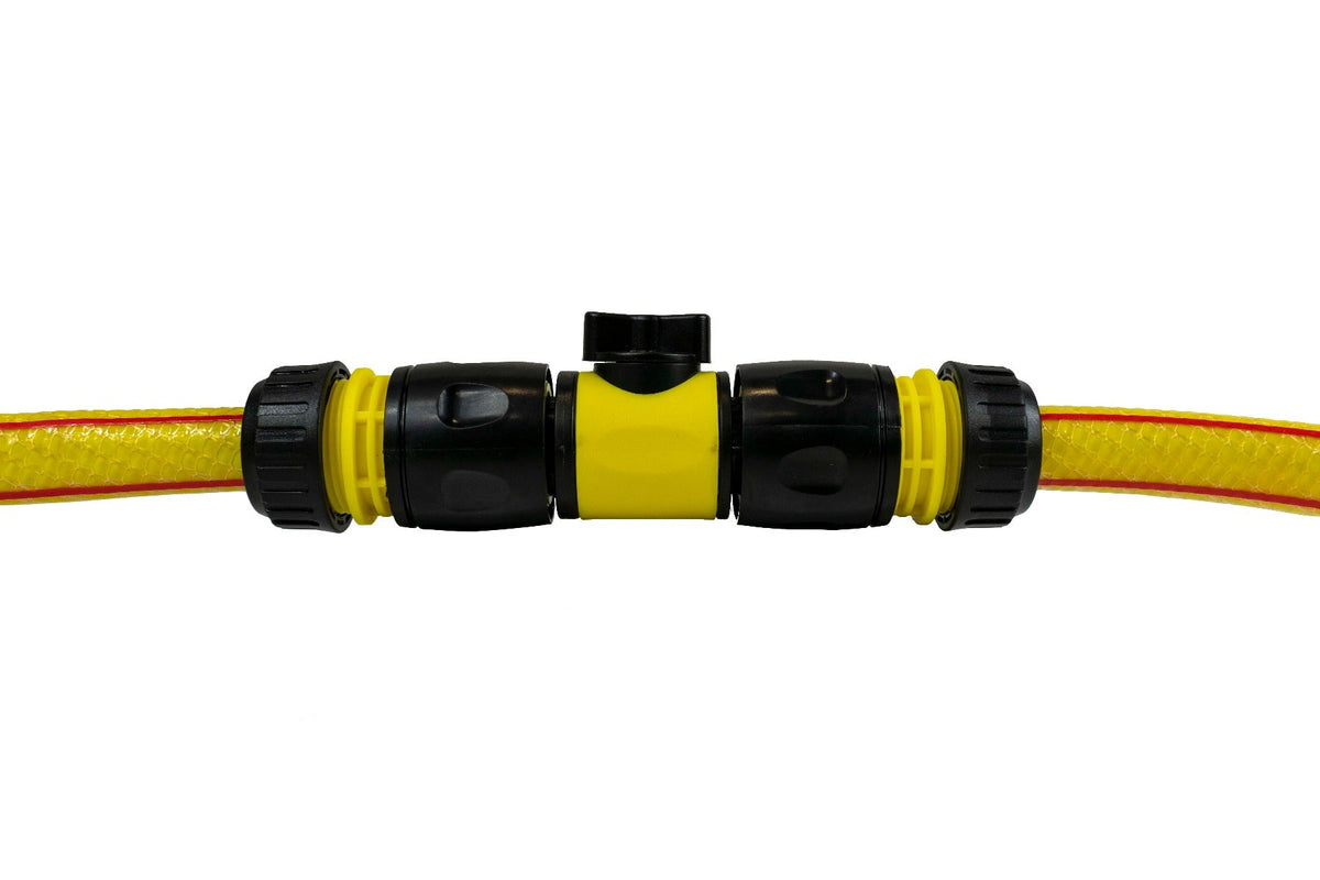 Cost Wise Snap On Male-Male In Line Valve Kit Yellow/Black