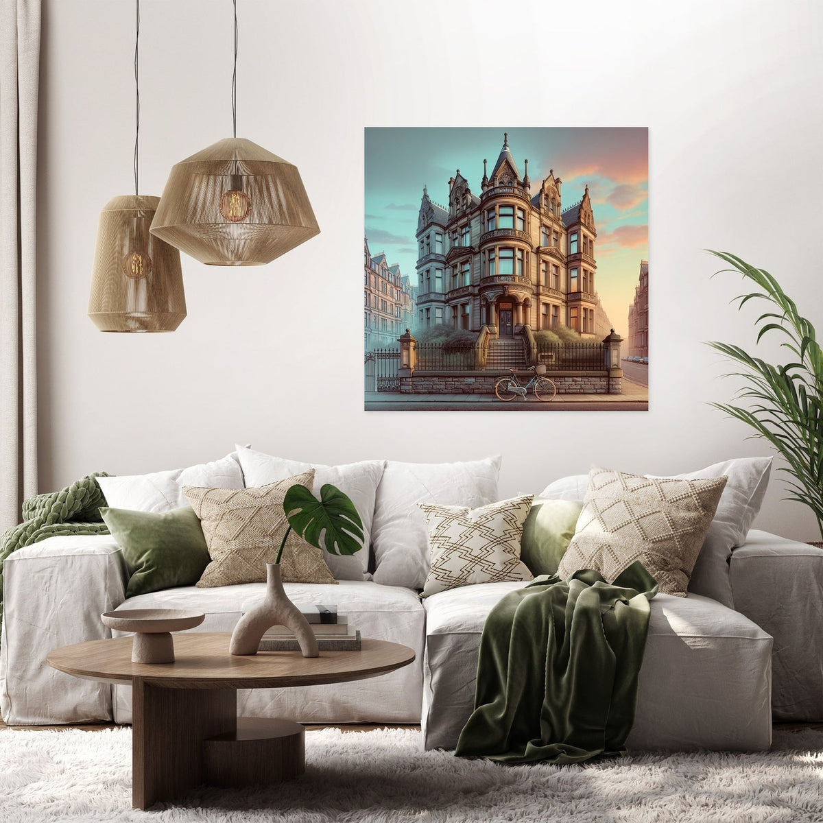 Glasgow Dawn Canvas