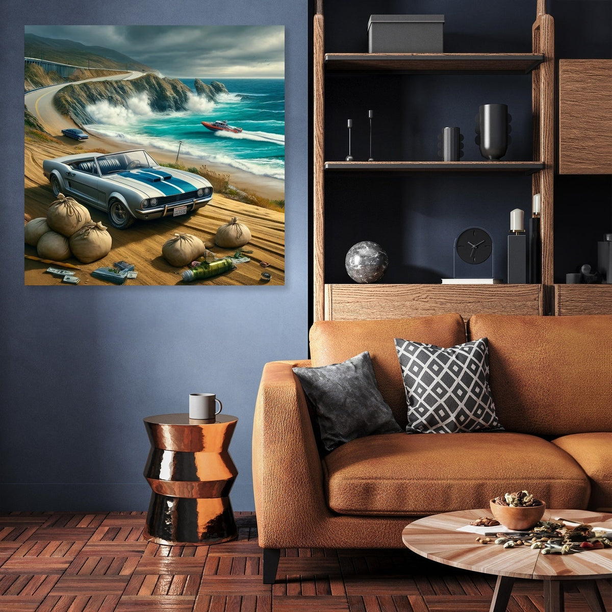 Coastal Heist Getaway Canvas