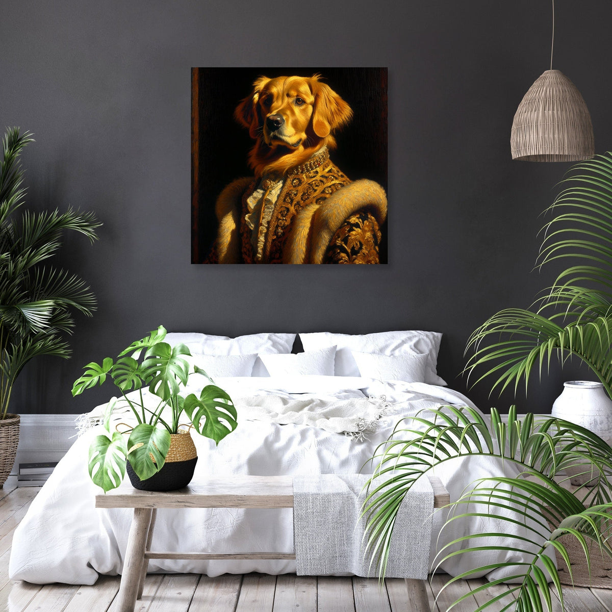 Regal Retriever Reverie Canvas