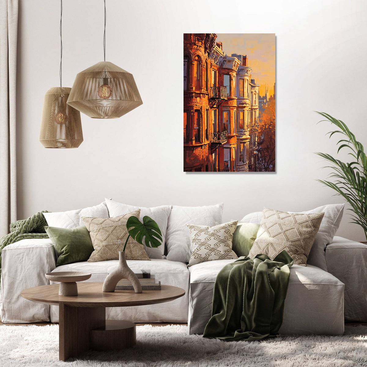 Victorian Brickwork Canvas