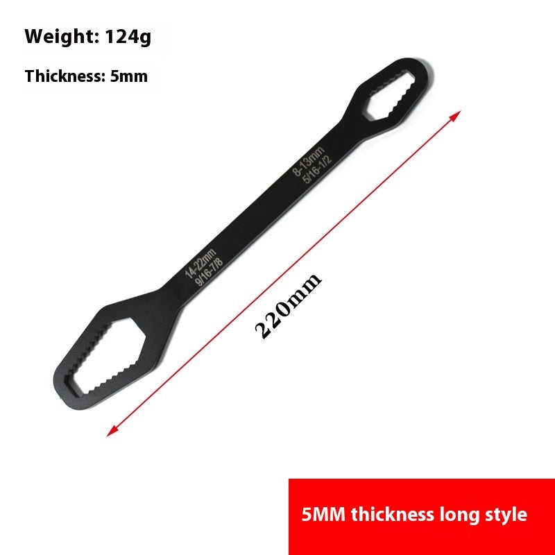 Two-headed Box Wrench 8-22 Multifunctional Non-slip Household Hand Tool
