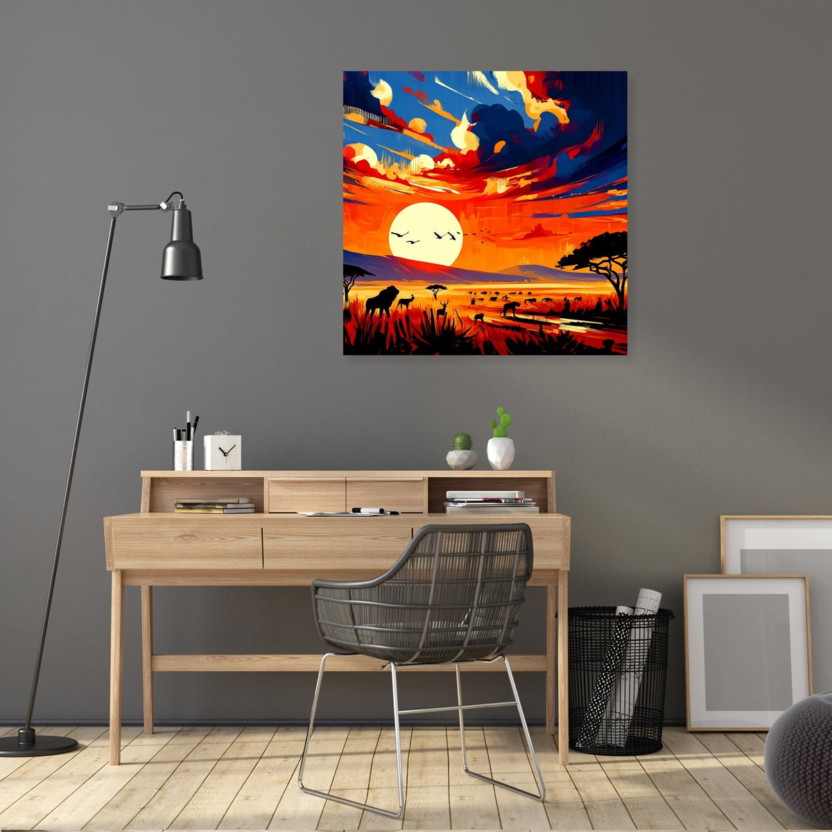 Serengeti Sunrise Canvas