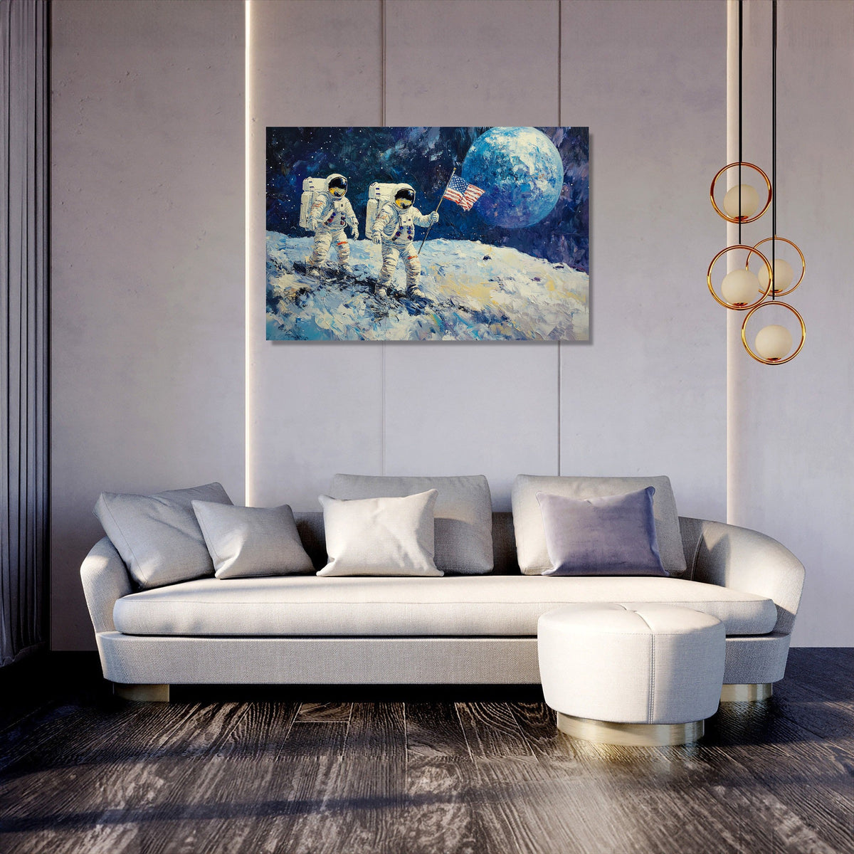 Lunar Exploration Canvas