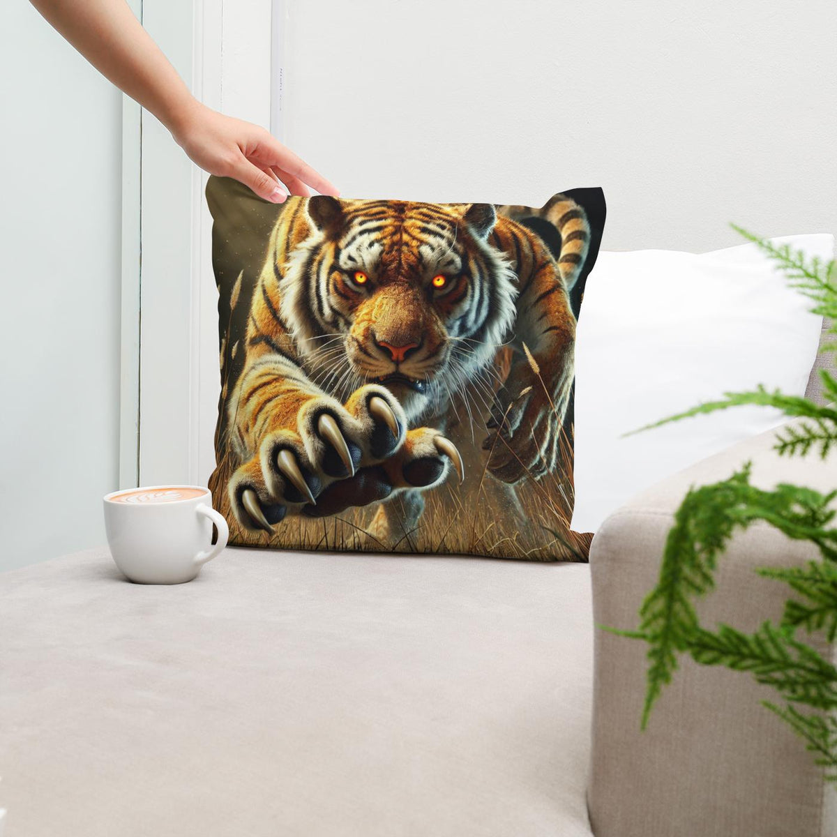 Wild Fury Cotton Cushion
