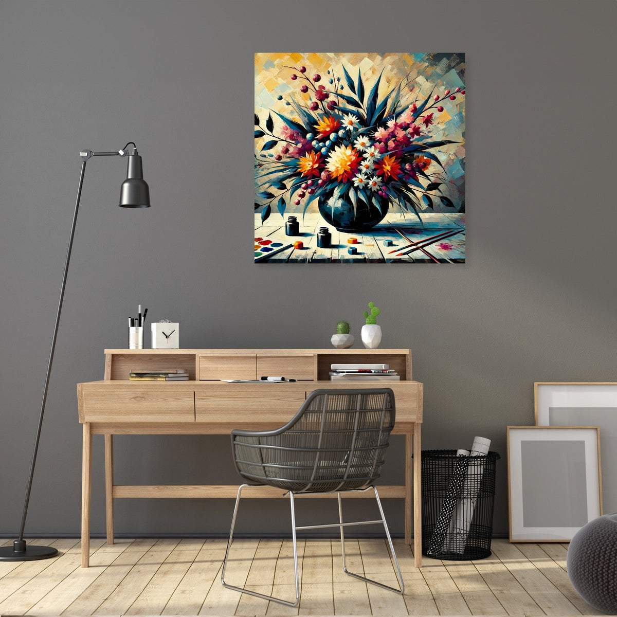Bold Ikebana Canvas