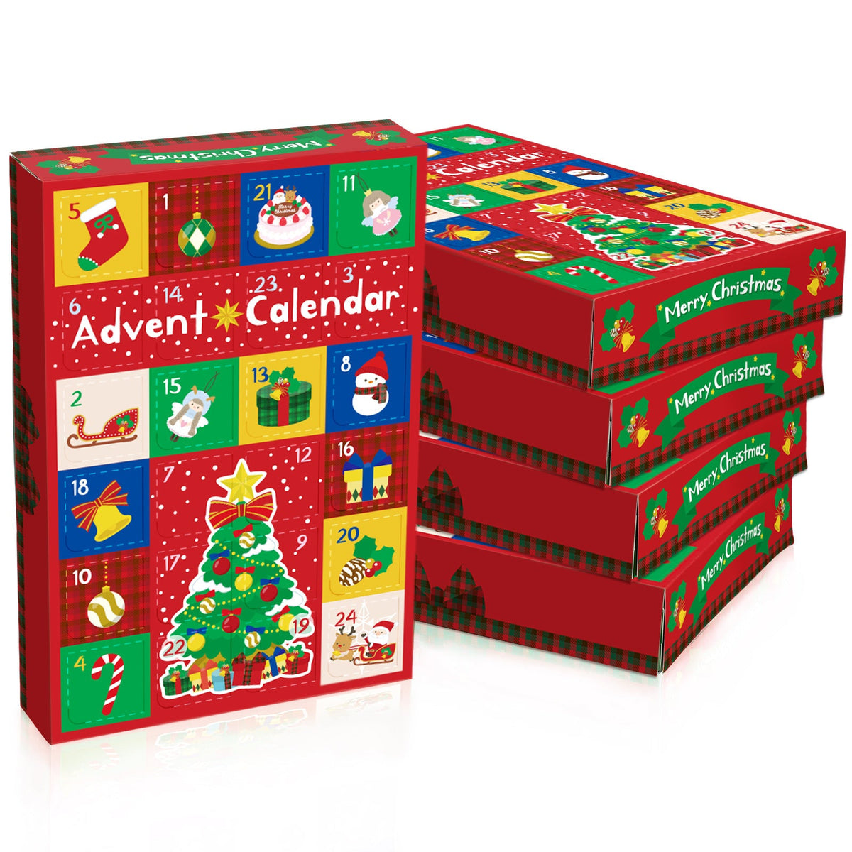 24 Grid Christmas Gift Box Blind  Packaging