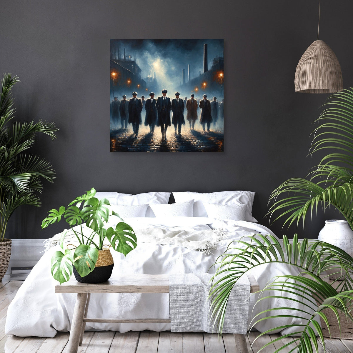 Moonlit Walk Canvas