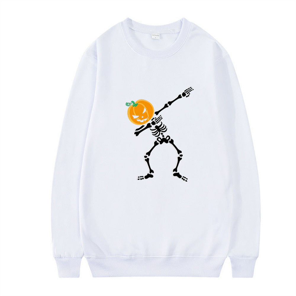 Women's Creative Leisure Printed Crew Neck Top