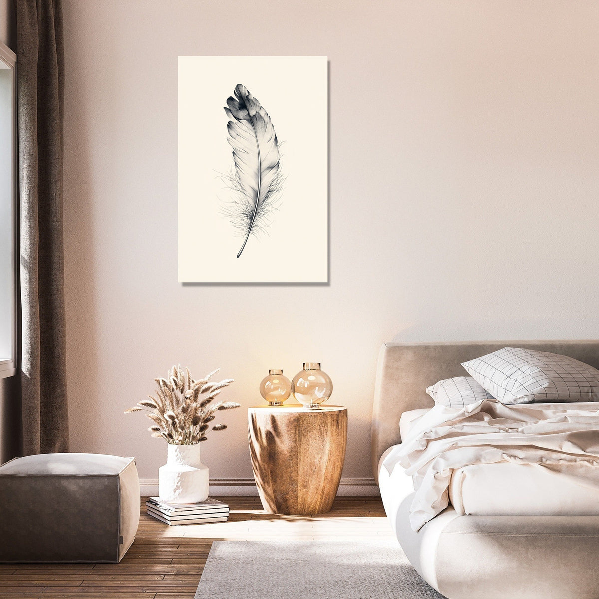 Ethereal Feather Canvas