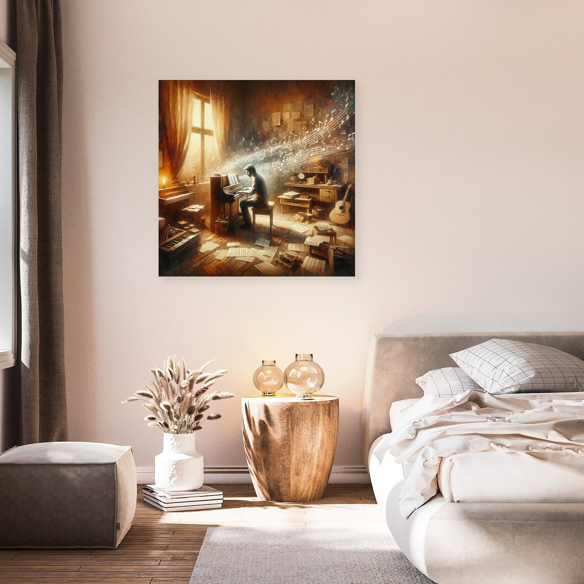 Melodic Embrace Canvas