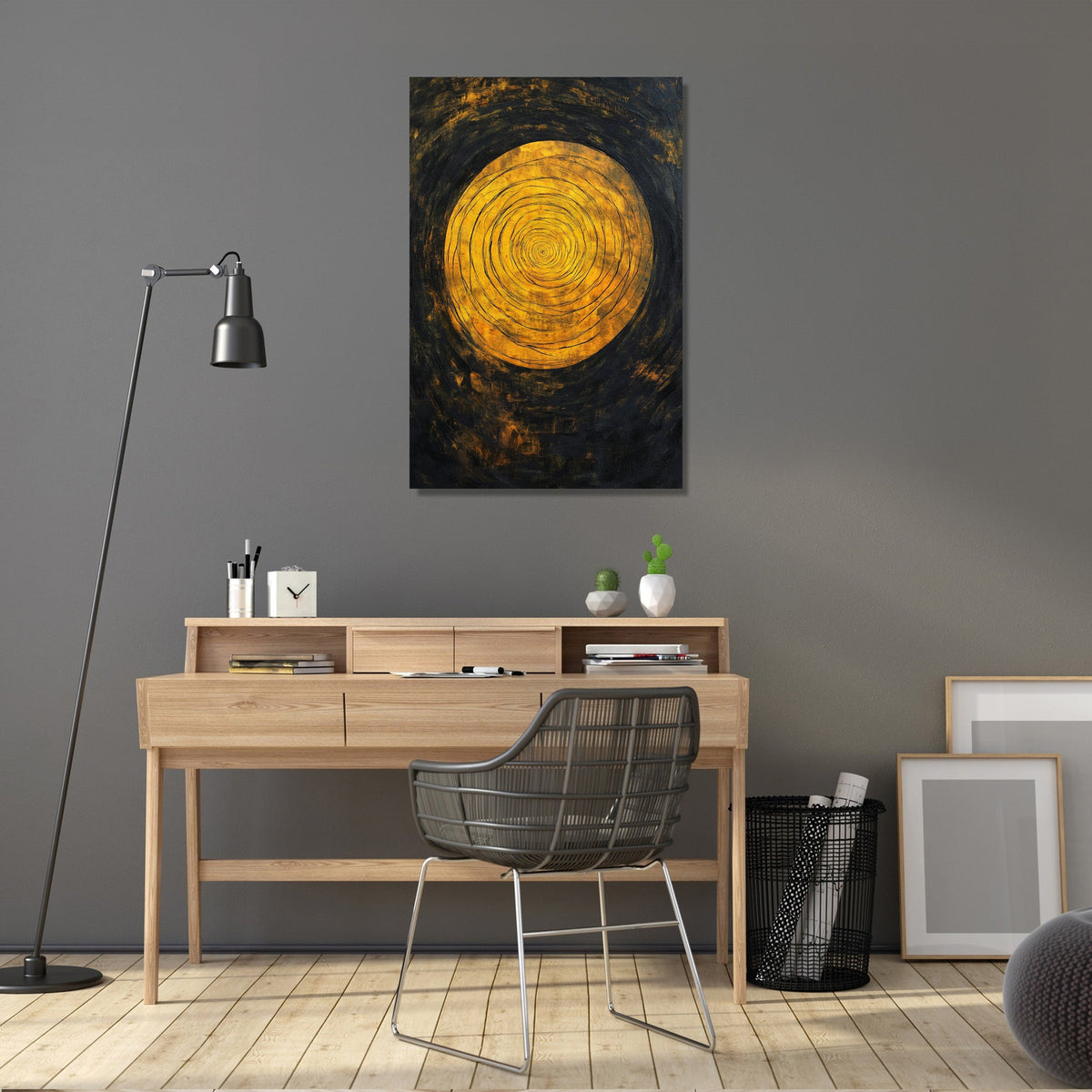 Spiralling Glow Canvas